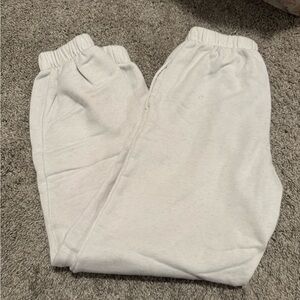 Brandy Melville White Sweatpants